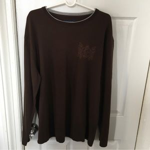 Tommy Hilfiger Brown Long Sleeve Sweater
